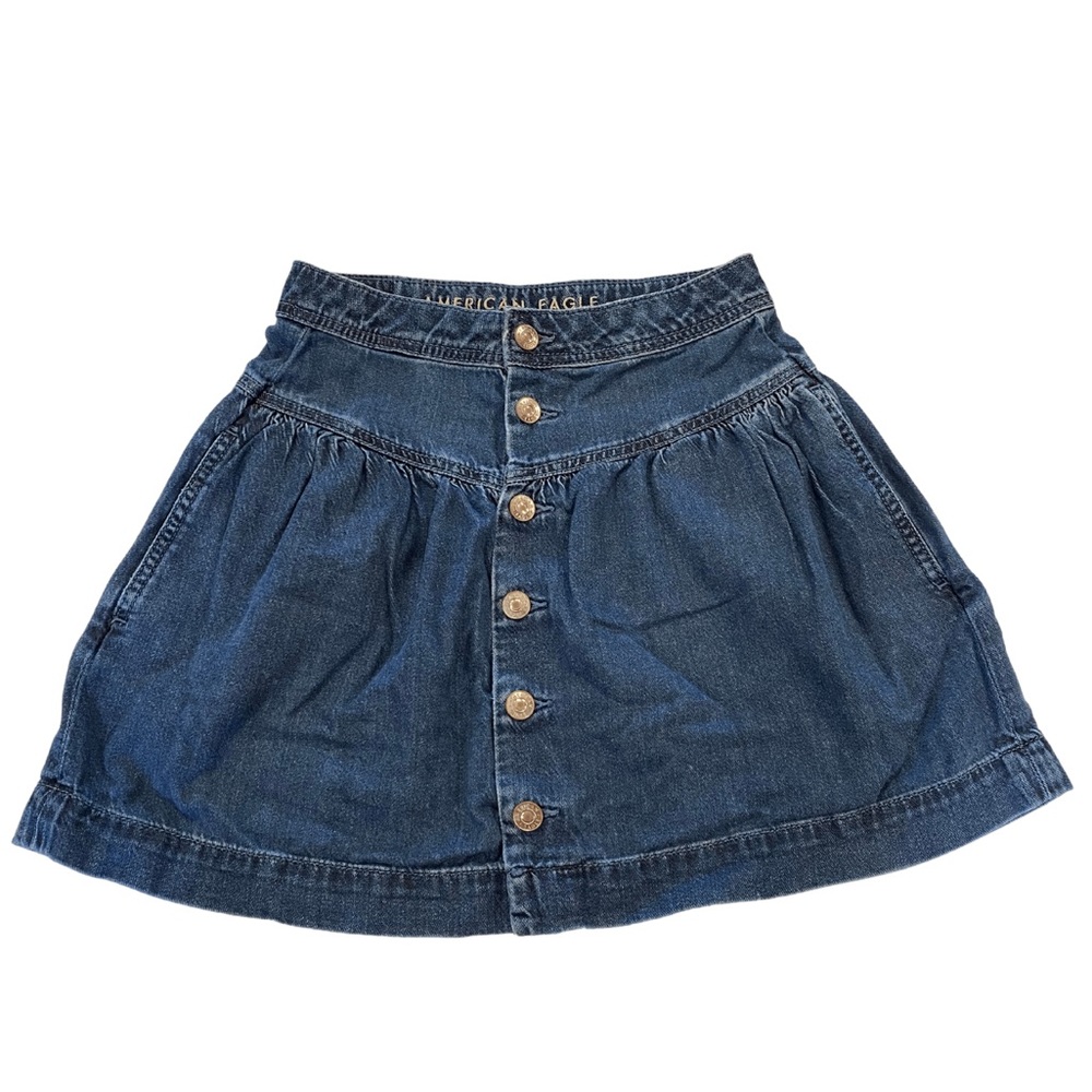 NWOT american eagle flare out denim skirt